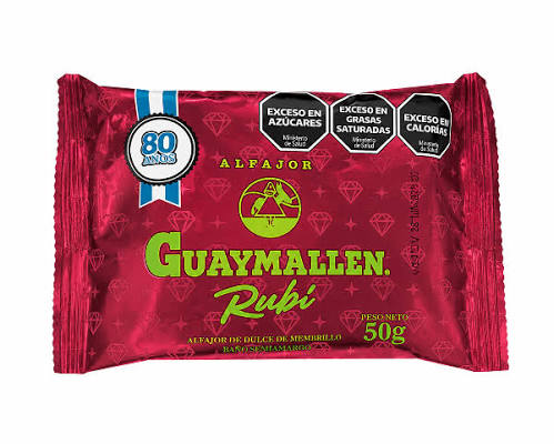 ALFAJOR GUAYMALLEN RUBI  (comprando 3 o más precio mayorista)